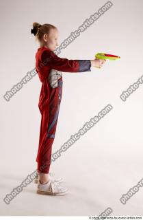 DENISA PILOT STANDING POSE WITH GUN